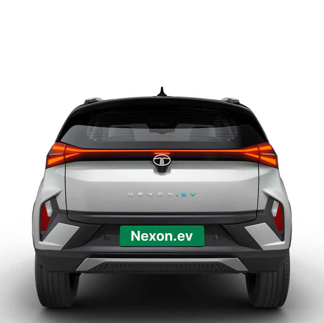 An electric SUV with a unique and eye-catching design